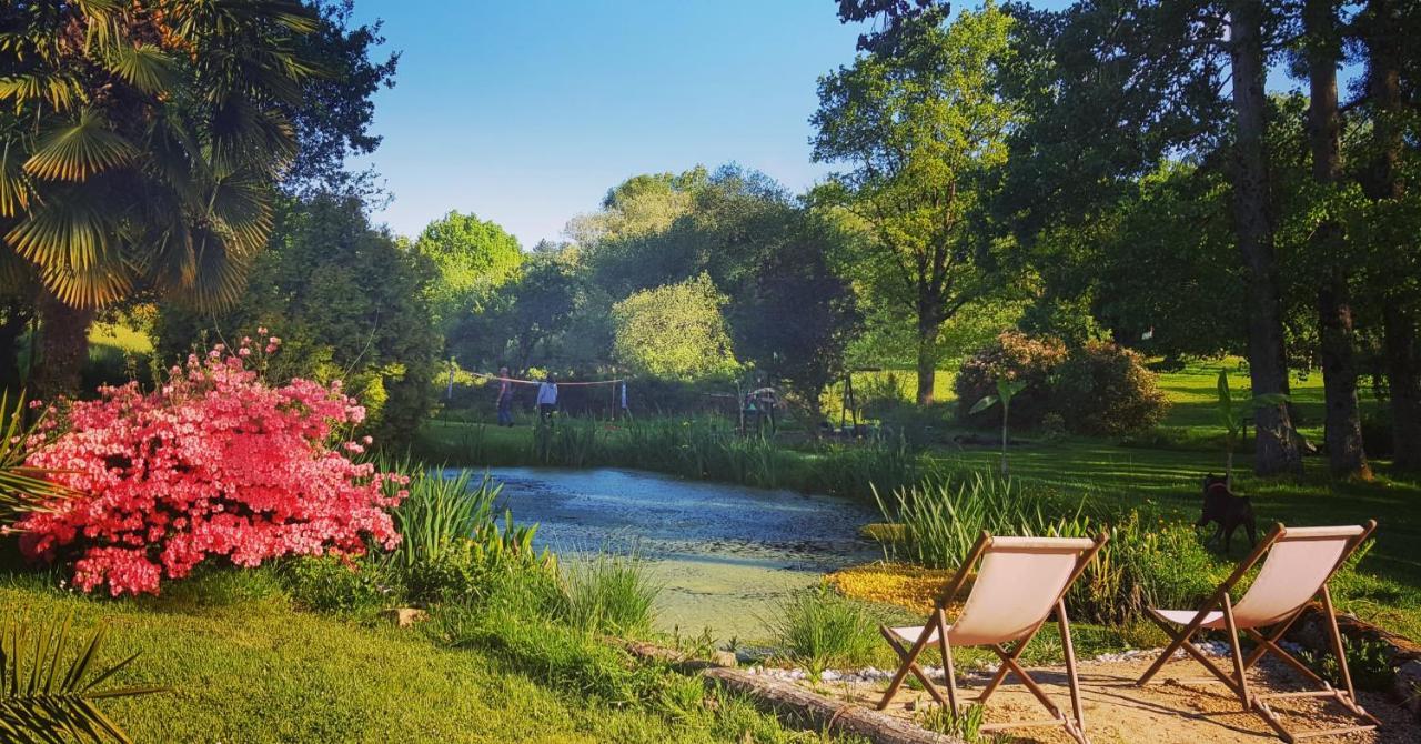 Le Vieux Moulin Gites - Detached Cottage With Garden Views And Pool Guégon Exteriör bild